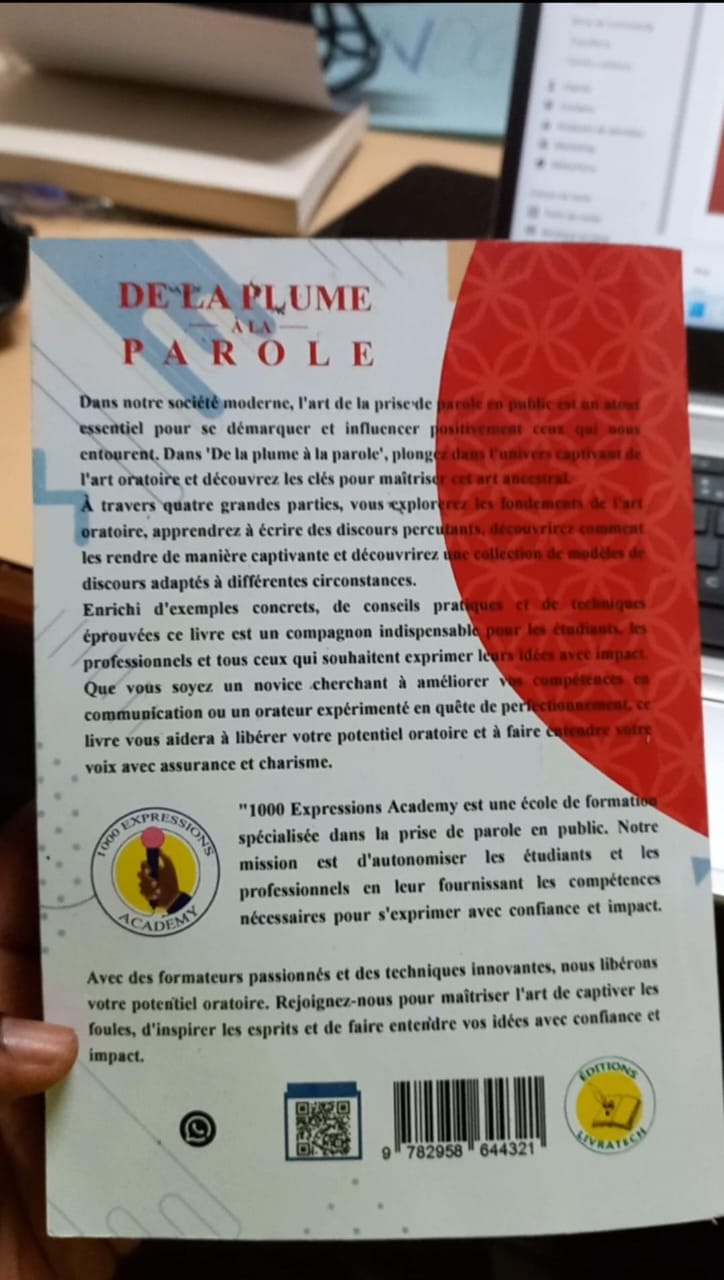 CE LIVRE EST DISPONIBLE AU PRIX PROMOTIONNEL DE 15.000 FCFA